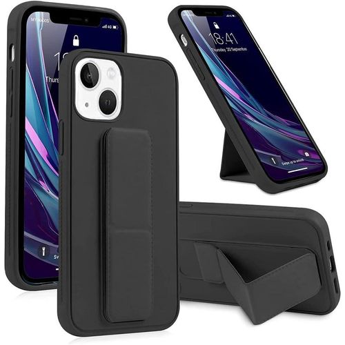 product_image_name-Generic-Case with Hand Strap, Built-in Kickstand, Magnetic Stand Design Ultra-Slim Shockproof Silicone Cover for Apple iPhone 15 Plus-1