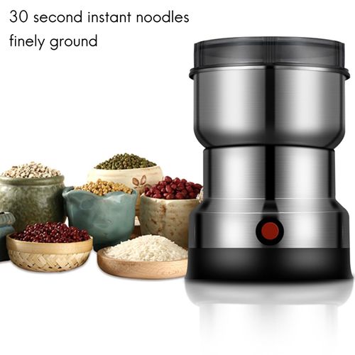 Electric Coffee Grinder Kitchen Cereal Nuts Beans Spices Grains Grinder  Machine Multifunctional Home Coffee Grinder EU Plug 220V