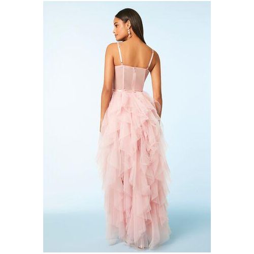 product_image_name-Forever 21-Lace Mini Dress & Tulle Maxi Skirt Set-4