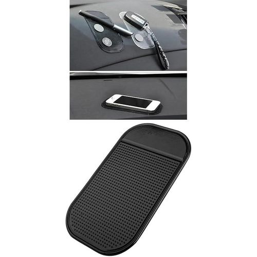 product_image_name-Generic- بادة لاصقة لتابلوه السيارة مضادة للانزلاق لحمل الهاتف والاكسسوارات الداخلية (بادة سيليكون اسود ، : )من  رنا ستور-1