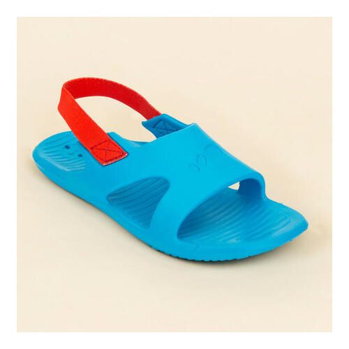 Buy Decathlon Boys' Pool Sandals Slap 100 - Blue Red in Egypt