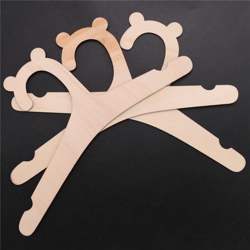 Natural Wooden Baby Hanger 10