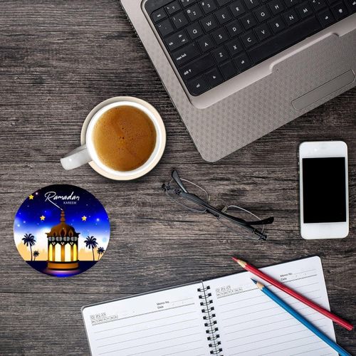 product_image_name-Generic-Ramadan Decor 6 Coasters 9.5 cm Wood Factory mdf-4