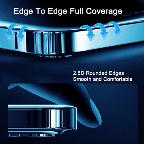 product_image_name-Generic-واقي شاشة خصوصية غير لامع (قطعتان) متوافق مع iPhone 12 Pro Max قياس 6.7 بوصة، طبقة زجاجية مقواة، مقاوم للوهج وللتجسس، مقاوم للخدوش وللكسر، تغطية كاملة مع حواف دائرية-5