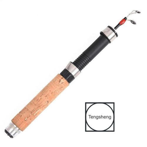 Generic Ice Fishing Rod Ultra Short Telescopic Rod Pole Mini