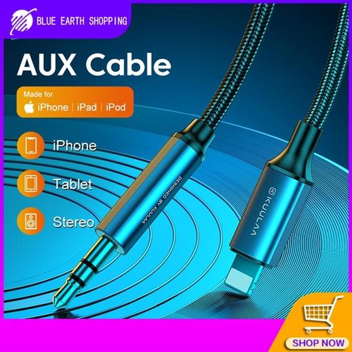 Aux Cable 3.5mm Jack Lead Car Audio Music For iPhone 14 13 12 11 Pro 7 8 X  XR SE