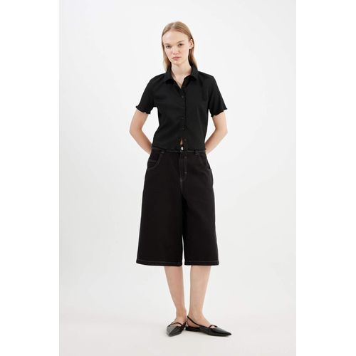 product_image_name-Defacto-قميص قصير الأكمام مجعد بتصميم ضيق من ديفكتو-6