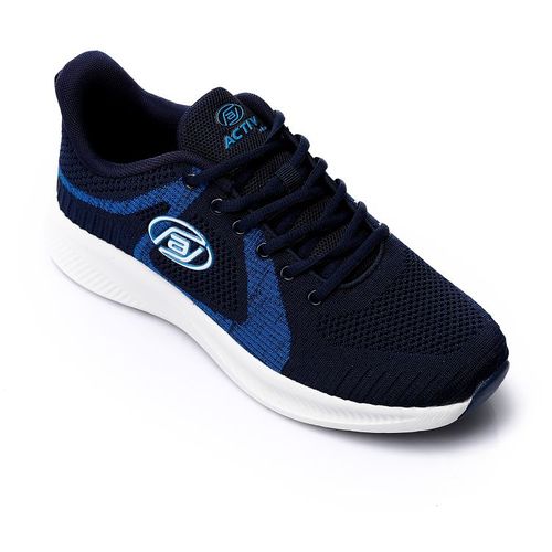 Buy Activ Textile Round Toecap Lace Up Sneakers - Shades Of Blue in Egypt