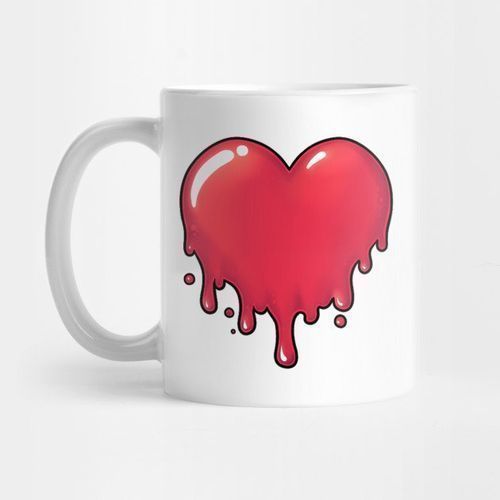 product_image_name-Generic-Blooded Heart Mug - 250Ml - White-1