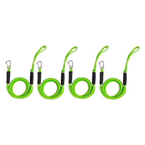 Generic Bungee Dock Line Marine Boat Rope Carabiner Clip Hook Green 4pcs @  Best Price Online