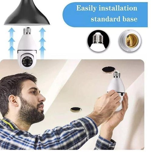 Generic لمبة كاميرا واي فاي بانورامية 360 - image 2