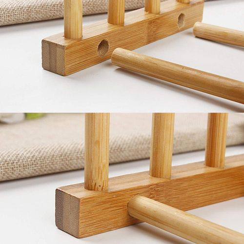 product_image_name-Generic-رف وعاء خشبي لتجفيف الأطباق، منظم الأكواب، حامل الأكواب، حاملة أدوات متعددة الأغراض، سعة كبيرة، منظم مصفاة حوض المطبخ، منظمات المطبخ، مجفف الأطباق، منظم الكتب 5 أقسام-4