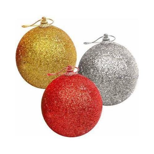 product_image_name-Generic-مجموعة كرات الرغوة اللامعة لعيد الميلاد - 6 قطع كرات صغيرة باللون الأبيض والأحمر والأصفر - زينة خفيفة الوزن بقطر 4 سم لتزيين الشجرة، العرض على الطاولة، وحرف العطلات - قابلة لإعادة الاستخدام، صديقة للأطفال، وإكسسوارات احتفالية براقة-7