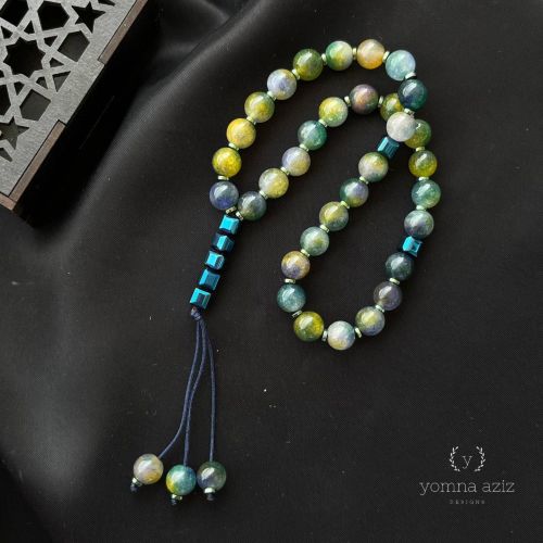 product_image_name-Generic-Islamic Rosary 33 - Black Onix , Hematite Stone-2
