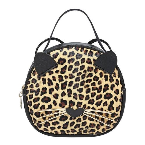 Fashion Leopard Print Bag Women s Cat Mobile Phone Bag Crosbody Bag Cute Fashionable Small Round Bag Best Price Online Jumia Egypt