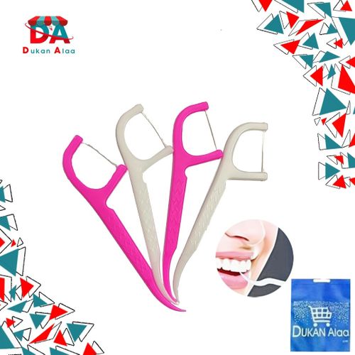 Buy Plastic Toothpick Floss Stick - 30 PCs + Gift Bag Dukan Alaa in Egypt