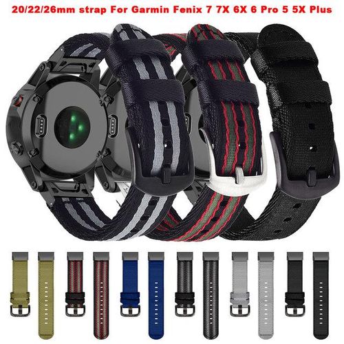 Quick Fit Nylon Sport Bracelet Watch Band Strap For Garmin Epix