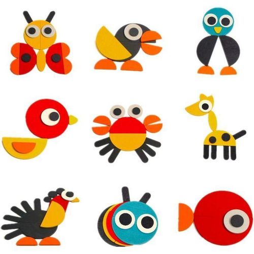 product_image_name-Generic-This wooden children's puzzle contains 29 colorful pieces and 20 pattern cards. It aids in Montessori-style learning, shape and color matching, and the development of creativity and visual coordination. Suitable for ages 3 and up.-5