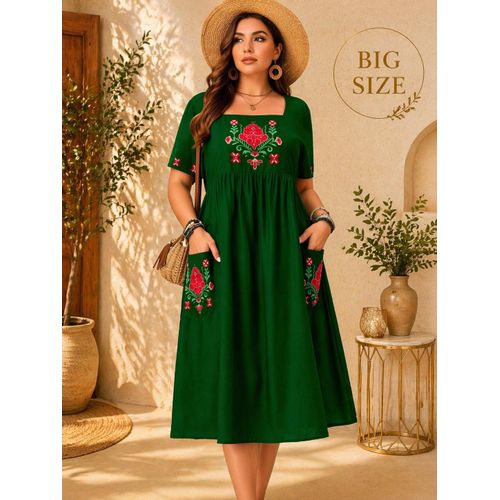 sachin and babi light blue dress Plus Size Summer Casual Sleeveless Tiered Ruffle Tunic Peplum Tank Top   TheLovely.com