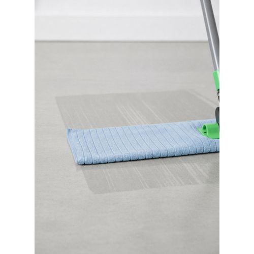 Generic Microfiber Cleaning Cloths, Blue Grid Pattern, Reusable Floor Mop Pads, Rectangular, 48 * 60cm, 3 Pack - image 2