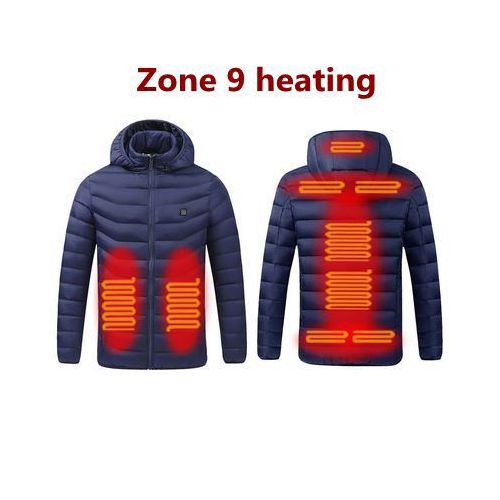 Fashion Outdoor Heated Jacket For Men Women Warm Thermal Coat