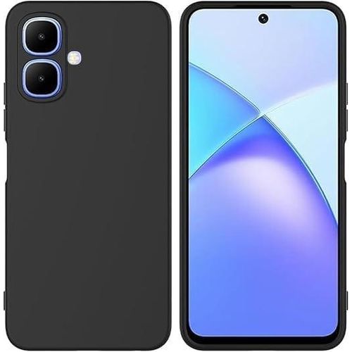 product_image_name-Generic-جراب موبايل من السيليكون لموبايل انفينيكس سمارت 10، اسود-1