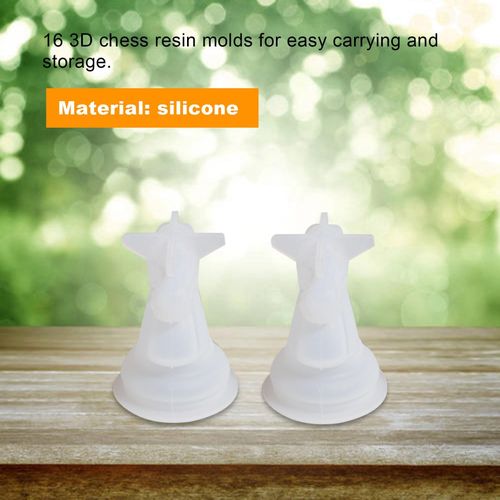 Silicone Chess Mold Clear Resin Mold for Chess Chess Molds for Craft Making  DIY International Chess Moulds 3d Chess Mold 