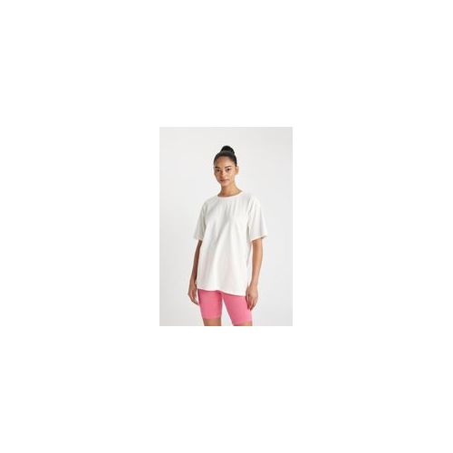 product_image_name-Defacto-Woman Oversize Fit Bike Neck Knitted Short Sleeve T-Shirt-1