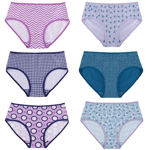 7 Days Weeks Print Sexy Cotton Panties Female Underwear Briefs For