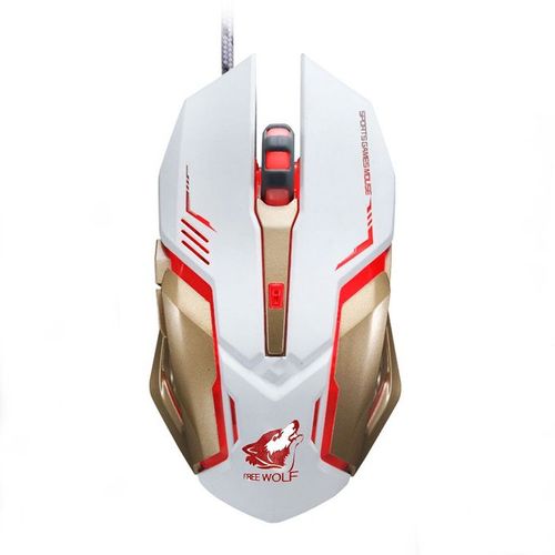 Buy Wild Wolf HellFire Of Evolution Metal Gaming Mouse - 7 Colourful Backlight in Egypt