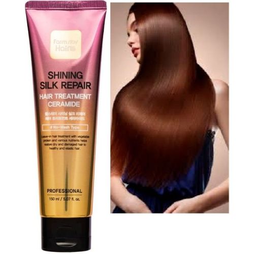 product_image_name-Farm Stay-Shining Silk Repair Hair Treatment Ceramide -150 Ml-1Pce-1