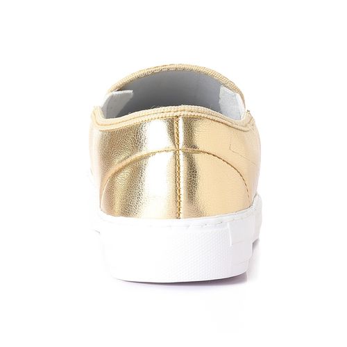 Roadwalker Women Metailic Slip On Shoes - Gold