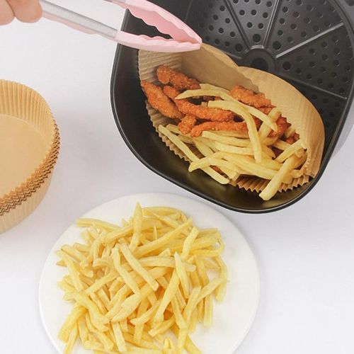 100Pcs Air Fryer Parchment Paper Liners Non-Stick Disposable Air