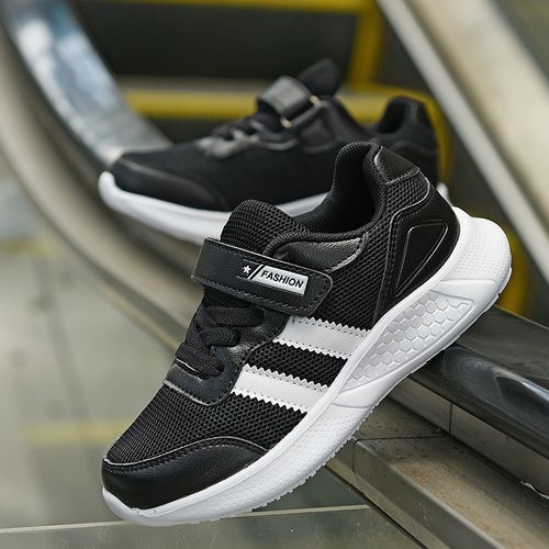 Generic Kids Sneakers For Boys Kids Light Mesh Shoes Boys Black