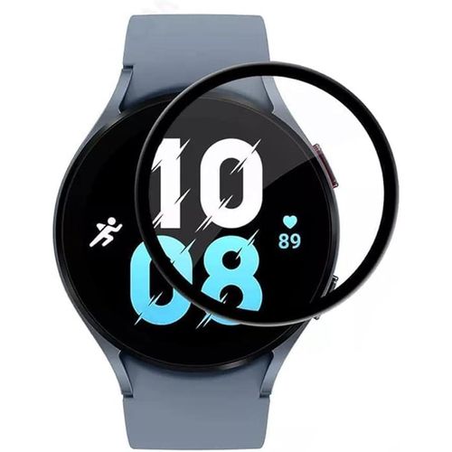 product_image_name-Generic-واقي شاشة تين تك3D ذو الحواف الناعمة متوافق مع ساعة سامسونج جالاكسي 4 مقاس 44 مم، فيلم حماية منحني، مقاوم للخدش، خالٍ من الفقاعات، مقاوم للكسر بدرجة عالية، حساسية لمس فائقة-1