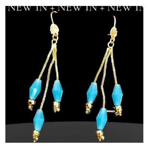 product_image_name-Generic-طقم حلق 2 قطعة شيك جدا استانلس مطلي بماء الذهب - غير قابل للصدأ-1