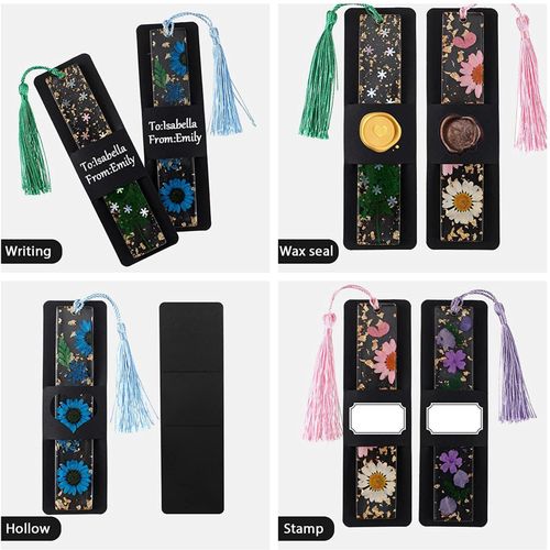 Bookmark Sleeves,Bookmark Holder Display Sleeve Packaging Selling,Bookmark Sleeves Resin Bookmark Holder Organizer,DIY Bookmarks Blank Display Cards