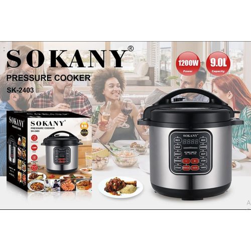 product_image_name-Sokany-Smart Pressure Cooker, 9Liter Capacity 1200 Watt Sokany 2403-1