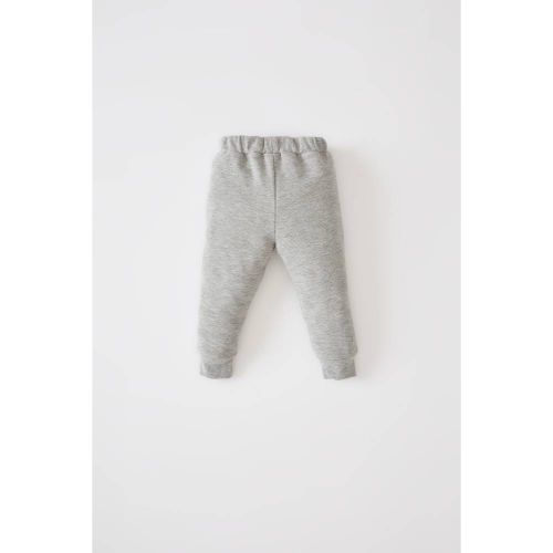 product_image_name-Defacto-Baby Boy Regular Fit Trousers - Grey Melange-4