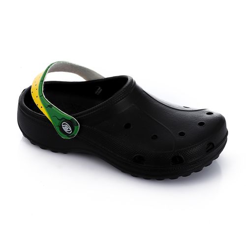 Buy Activ Watermelon Pivoting Heel Straps Rubber Boys Clogs - Black in Egypt