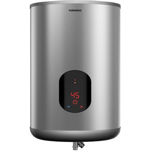 Buy Tornado Ewh-S55Cse-S Electric Water Heater With Digital Screen - 55 Liters - Silver in Egypt