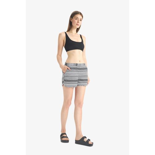 Defacto Quick Drying Ethnic Patterned Sea Shorts