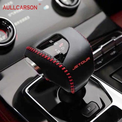 اشتري For Chery Jetour X90 Plus 2023 2022 X70 AT Gear Lever Cover Shifter Knob Case Gearbox Stick Shift Salon Car Accessories في مصر