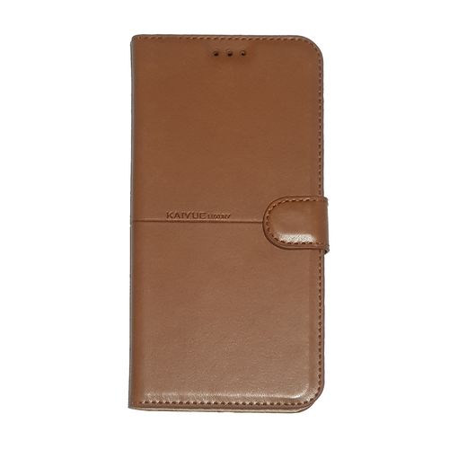product_image_name-KAIYUE-Full Cover Leather Case For Samsung Galaxy A02S - Camel-1