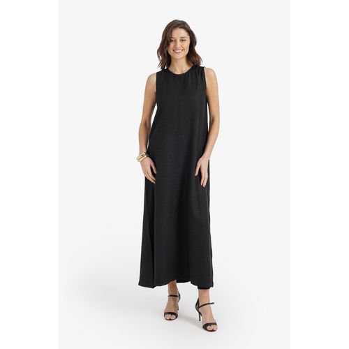 product_image_name-Clue-Textured Sleeveless Maxi Dress-1