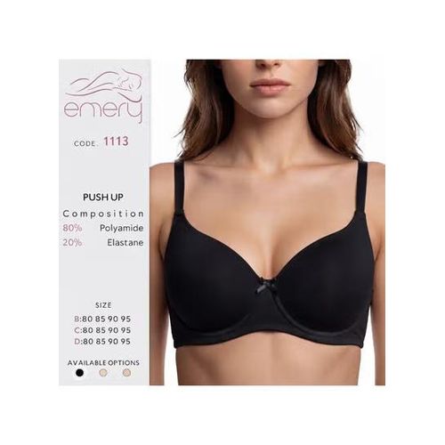 Emery Push-Up Bra (Black) - image 3