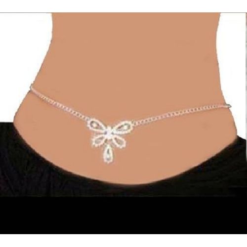 Buy Low Back Chain - Silver - Great Shape For Lower Back Decoration in Egypt