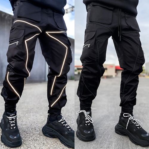 Reflective joggers mens top