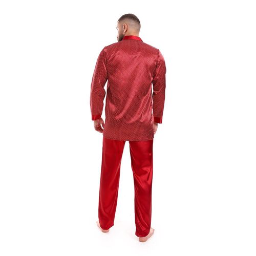 product_image_name-Shorto-بيجاما كلاسيك رجالي ستان بنطلون ساده - نبيتي - 1-4