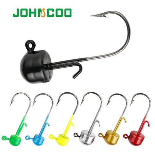 Generic Johncoo 6pcs Ned-Rig-Jig-Heads 1.6g 2g 2.8g 4.8g 5.5g